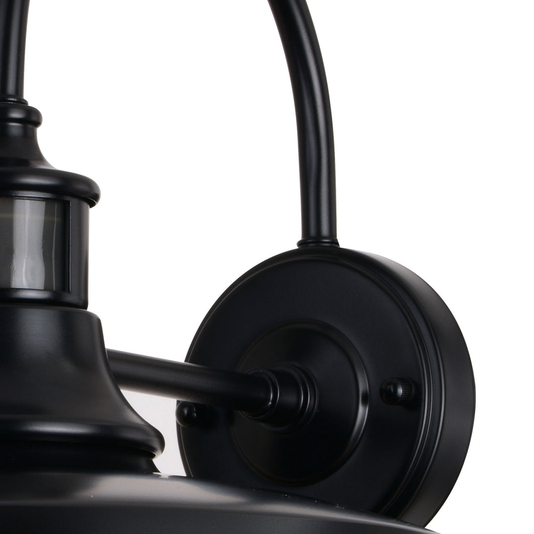 Vaxcel Lighting T0648 Dorado One Light Outdoor Motion Sensor Wall Mount Outdoor Black