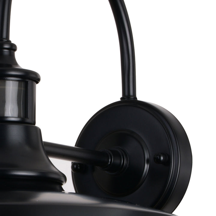 Vaxcel Lighting T0648 Dorado One Light Outdoor Motion Sensor Wall Mount Outdoor Black