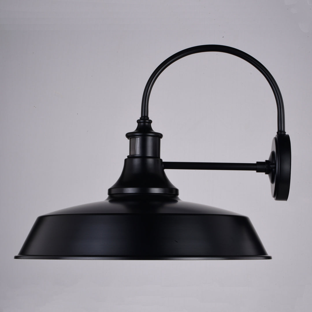 Vaxcel Lighting T0649 Dorado One Light Outdoor Motion Sensor Wall Mount Outdoor Black