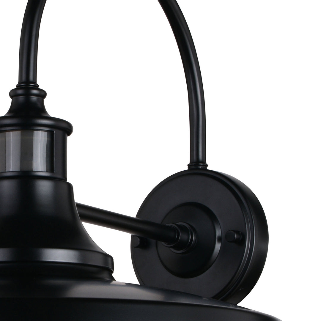 Vaxcel Lighting T0649 Dorado One Light Outdoor Motion Sensor Wall Mount Outdoor Black