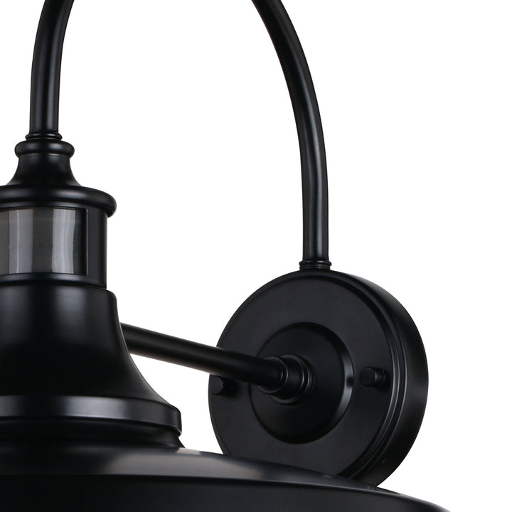 Vaxcel Lighting T0649 Dorado One Light Outdoor Motion Sensor Wall Mount Outdoor Black