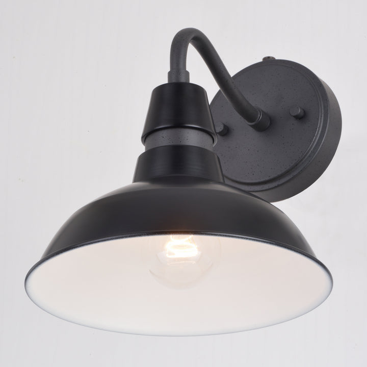 Vaxcel Lighting T0650 Buena Park One Light Outdoor Wal Mount Outdoor Black