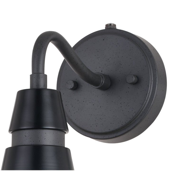 Vaxcel Lighting T0650 Buena Park One Light Outdoor Wal Mount Outdoor Black