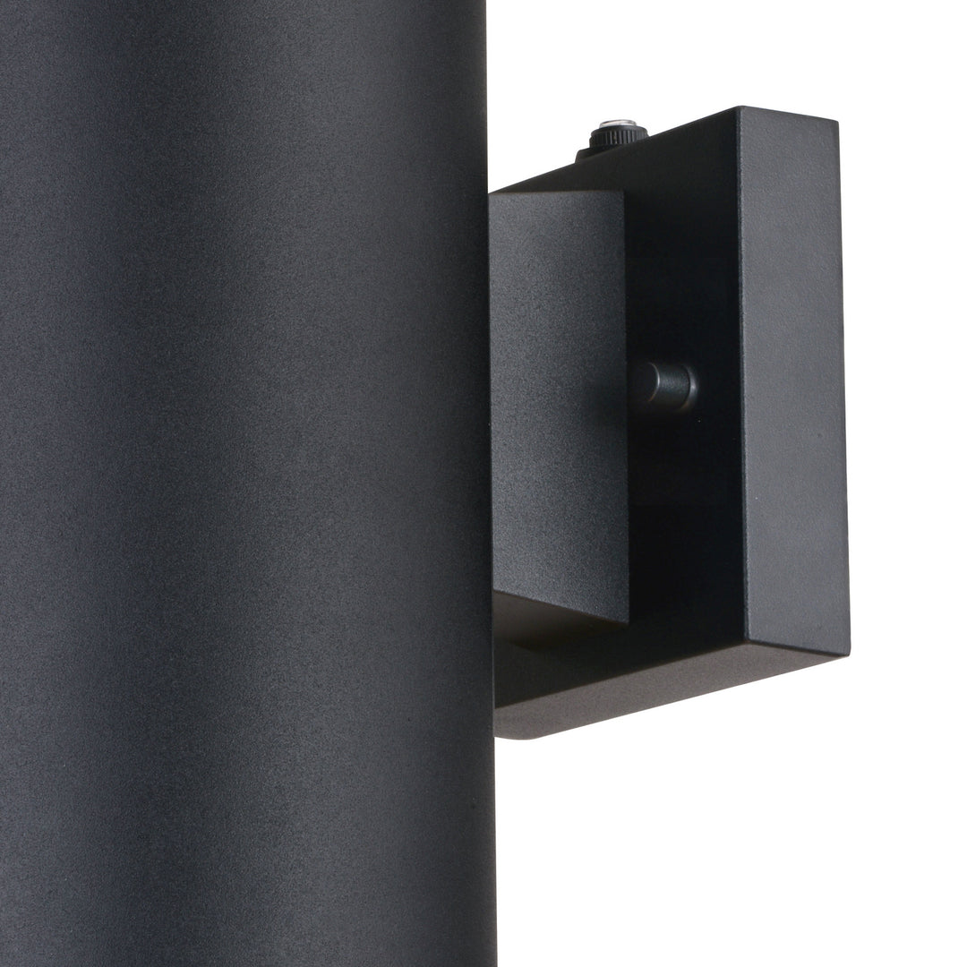 Vaxcel Lighting T0653 Chiasso Two Light Outdoor Wall Mount Outdoor Black