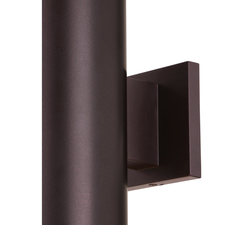 Vaxcel Lighting T0654 Chiasso Two Light Outdoor Wall Mount Outdoor Bronze / Dark