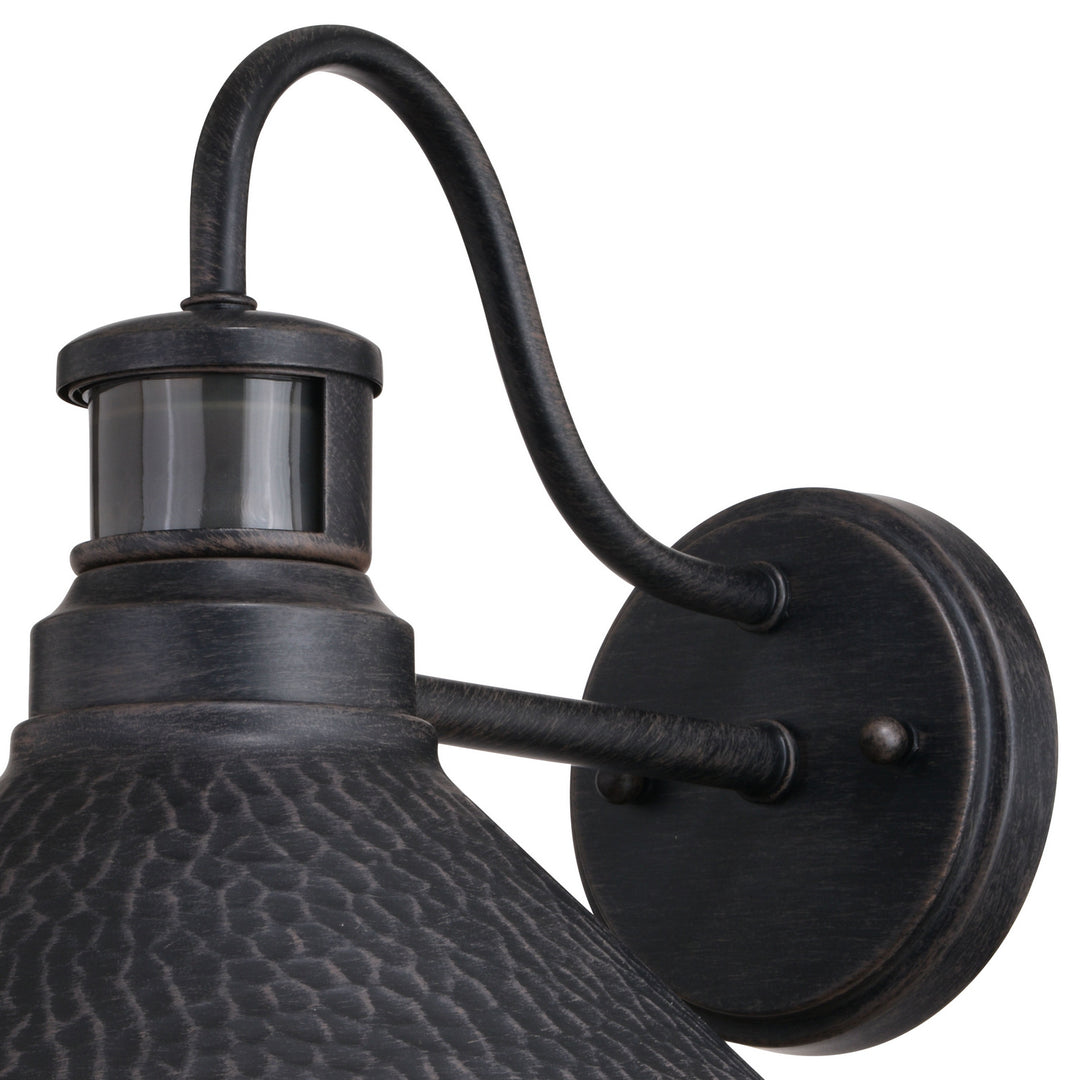 Vaxcel Lighting T0670 Outland One Light Outdoor Motion Sensor Wall Mount Outdoor Black