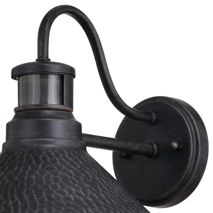 Vaxcel Lighting T0670 Outland One Light Outdoor Motion Sensor Wall Mount Outdoor Black