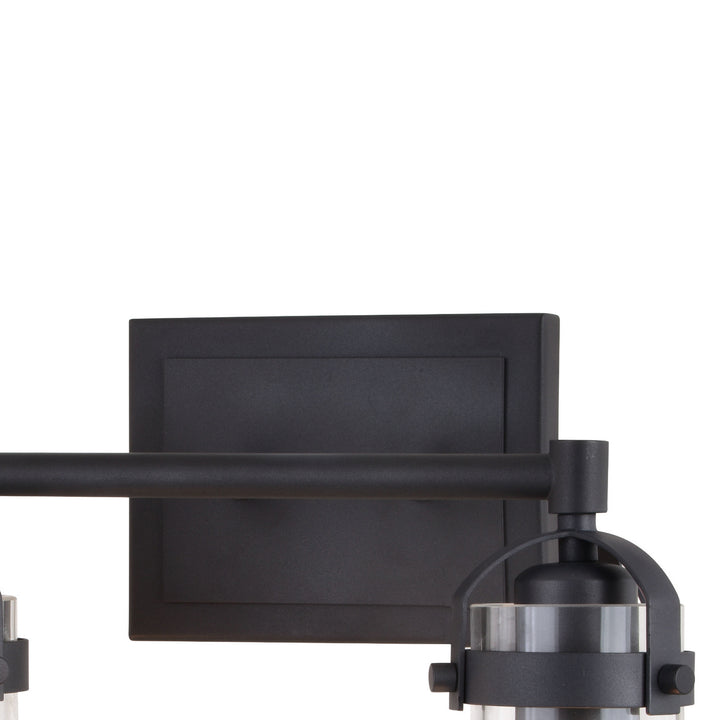 Vaxcel Mason W0411 Bath Vanity Light 16 in. wide - Charcoal Black