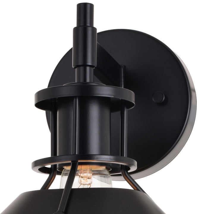 Vaxcel Canton W0415 Wall Light - Black and Matte White