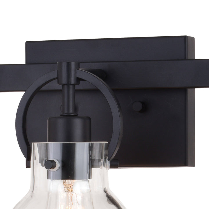 Vaxcel Ogden W0418 Bath Vanity Light 26 in. wide - Matte Black