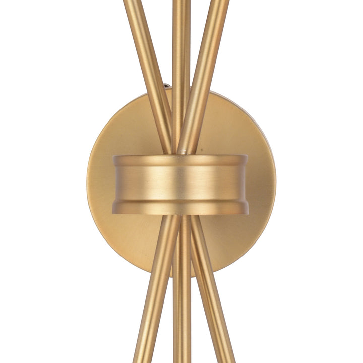 Vaxcel Estelle W0420 Wall Light - Natural Brass