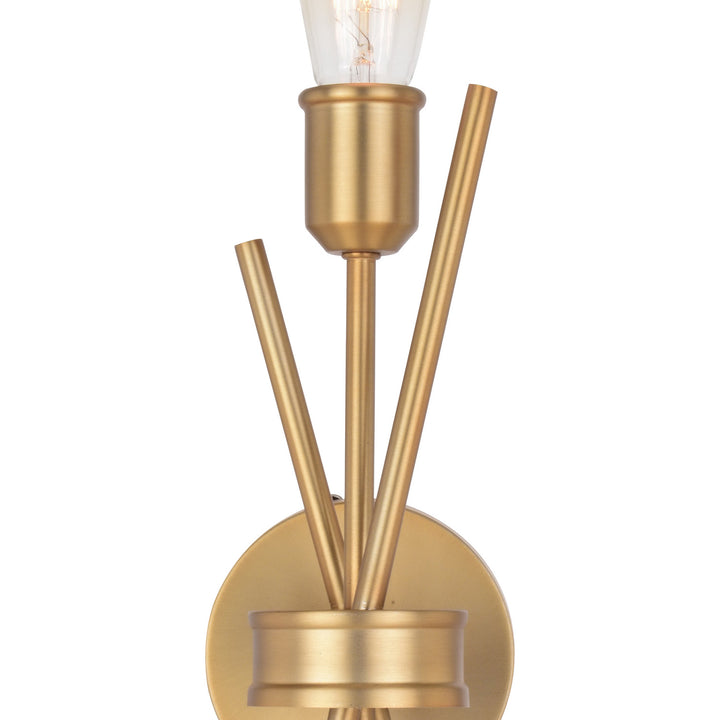 Vaxcel Estelle W0420 Wall Light - Natural Brass