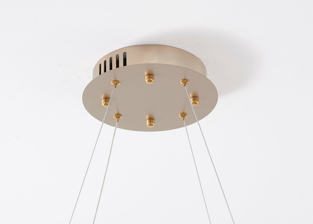 Bethel International FT94C24G/3K-1 Chandelier Light - Gold