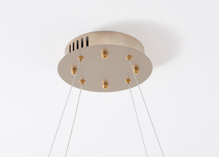 Bethel International FT94C24G/3K-1 Chandelier Light - Gold