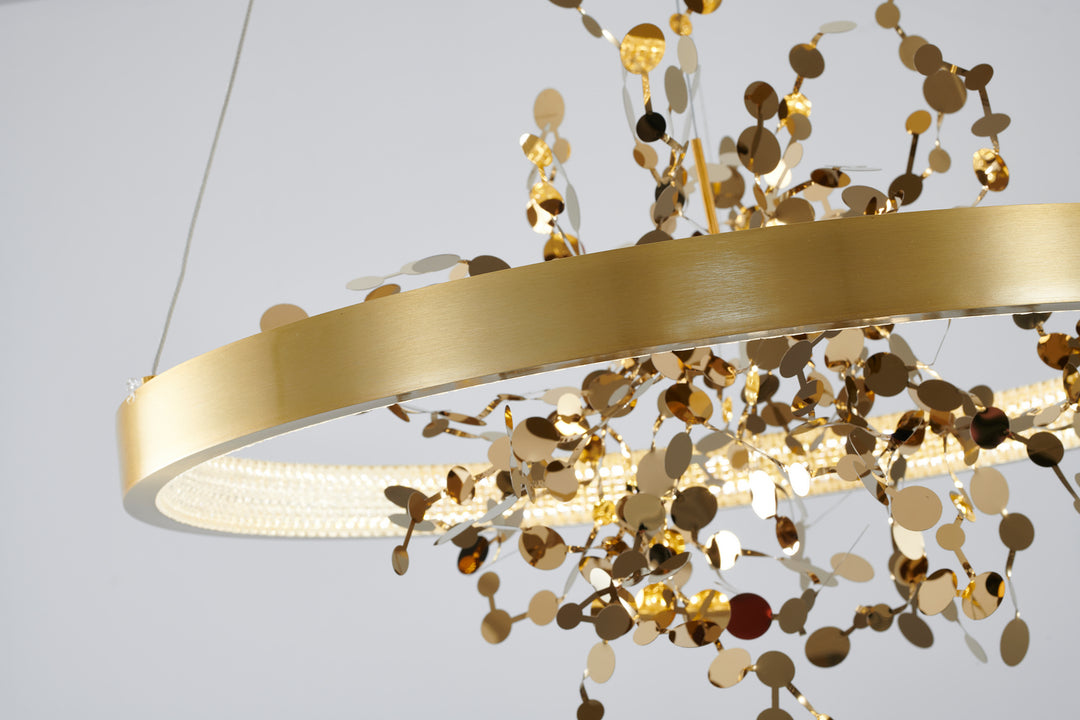 Bethel International GL351C24G3K Chandelier Light - Sand Gold
