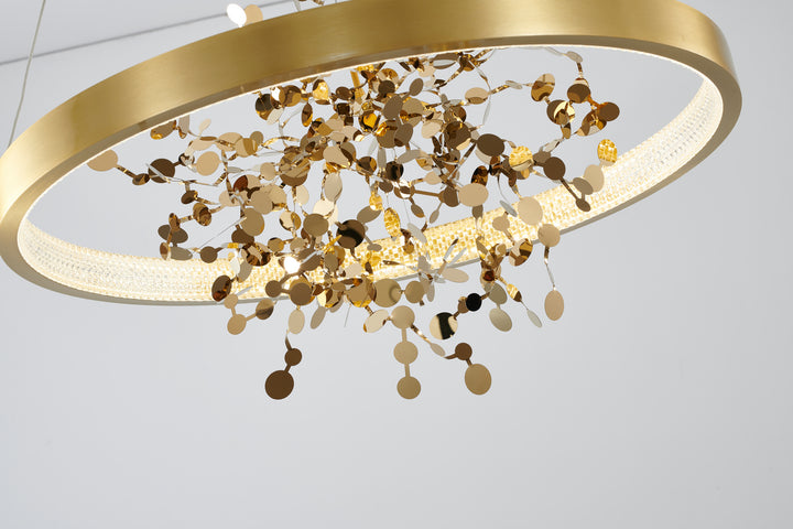 Bethel International GL351C24G3K Chandelier Light - Sand Gold