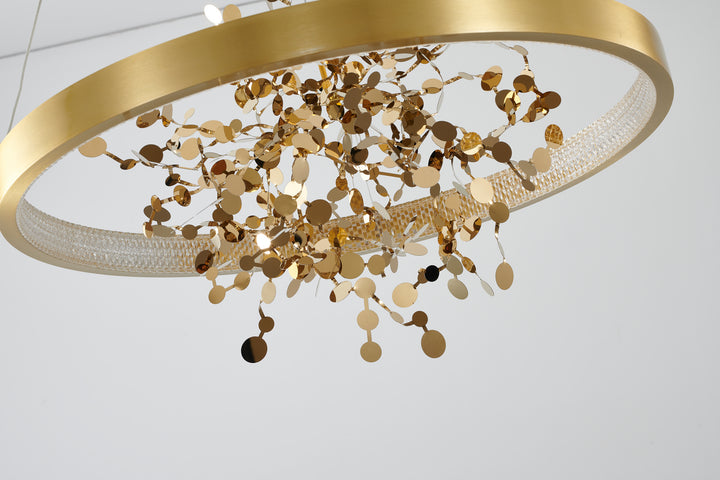 Bethel International GL351C24G3K Chandelier Light - Sand Gold