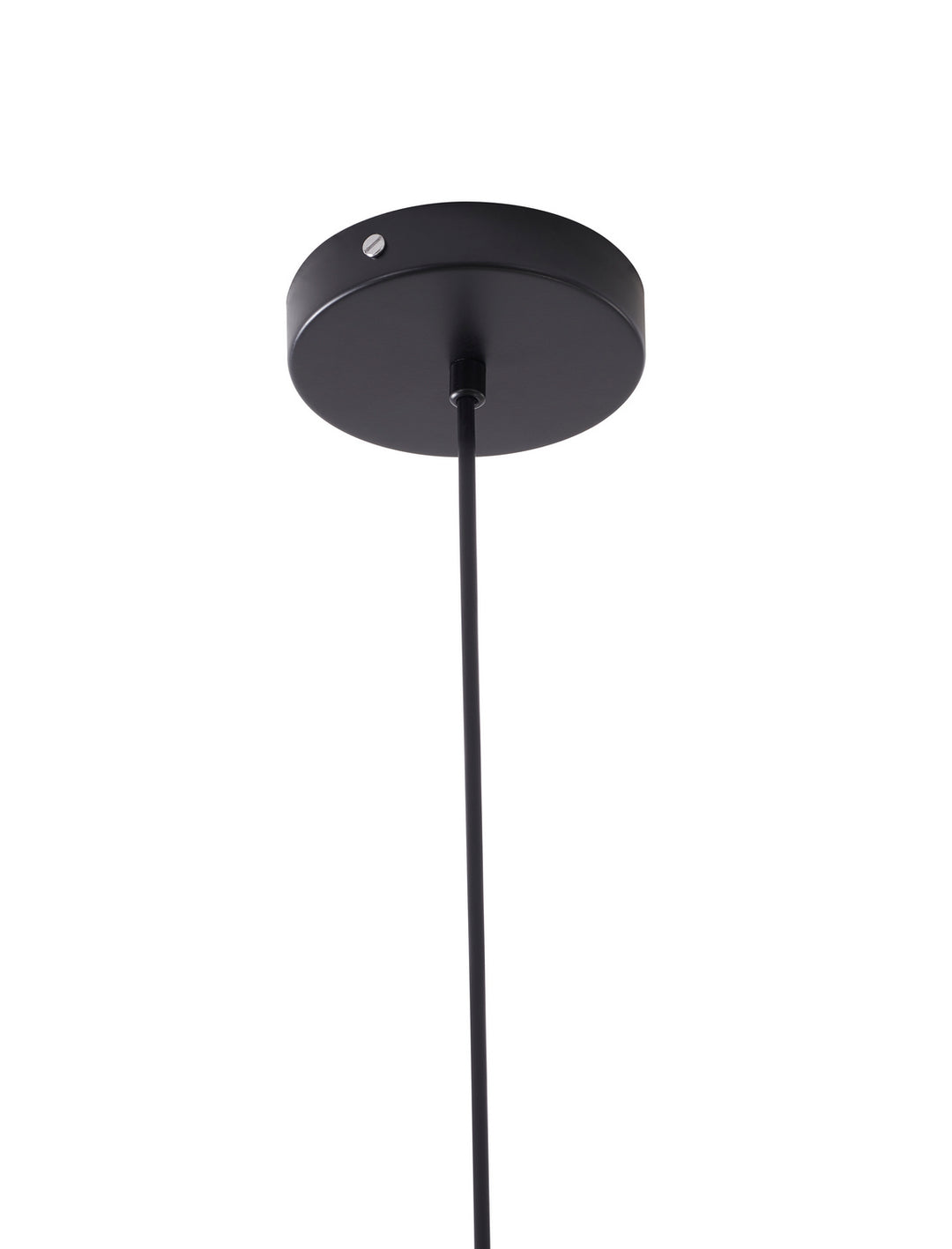 Bethel International DLS49P8CL Pendant Light - Black & Clear