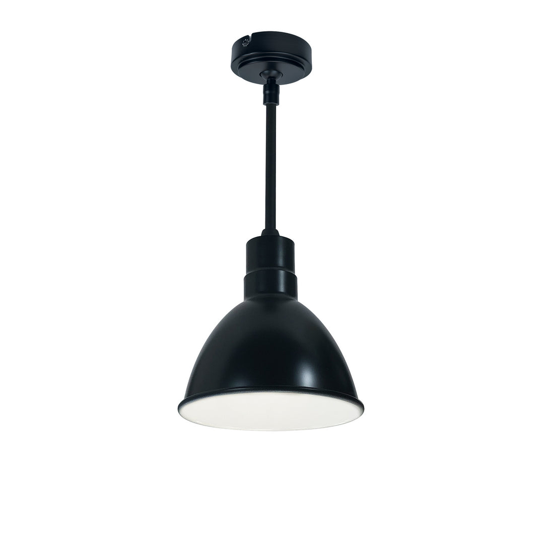 Nora NRLM-8ST1035BWLE4/12 Pendant Light - Black Outer / White Inner