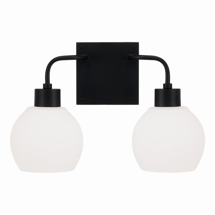 Capital Tanner 120021MB-540 Bath Vanity Light 15 in. wide - Matte Black