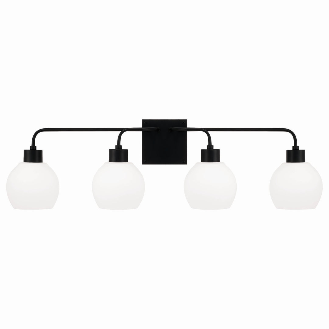 Capital Tanner 120041MB-540 Bath Vanity Light 34 in. wide - Matte Black