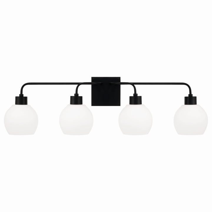 Capital Tanner 120041MB-540 Bath Vanity Light 34 in. wide - Matte Black