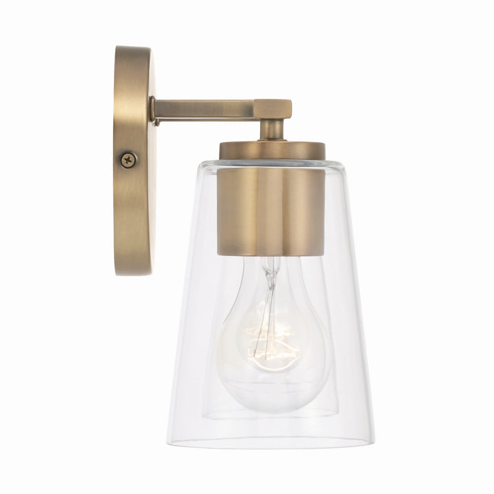 Capital Portman 148621AD-537 Bath Vanity Light 15 in. wide - Aged Brass