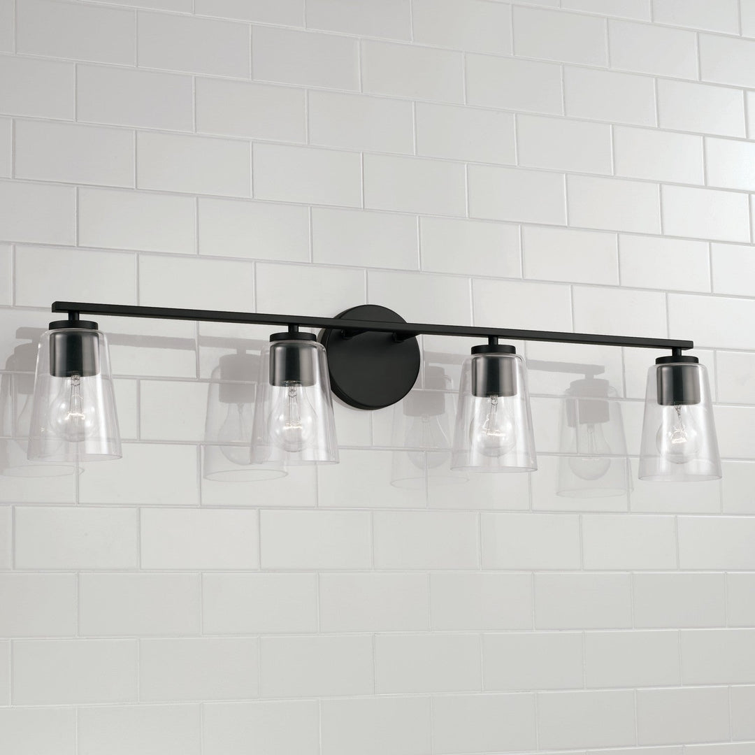 Capital Portman 148641MB-537 Bath Vanity Light 36 in. wide - Matte Black