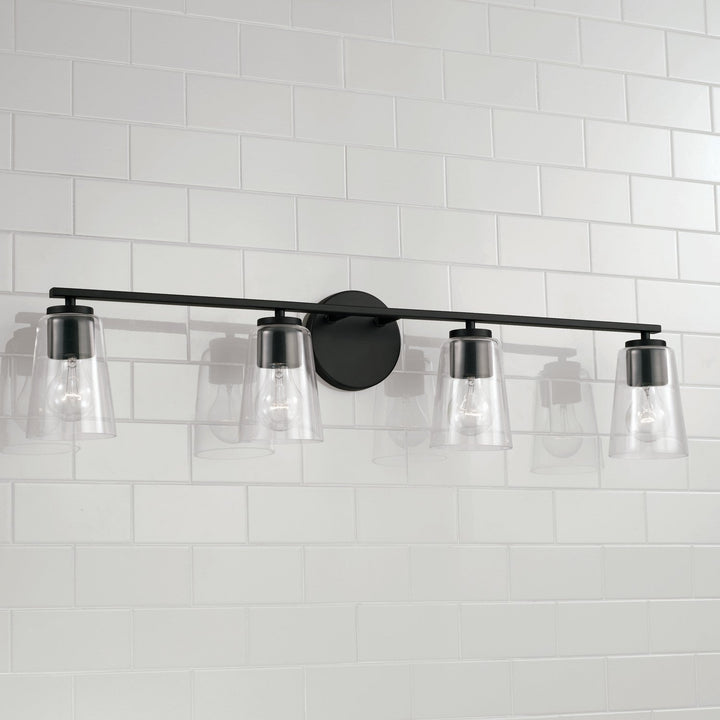 Capital Portman 148641MB-537 Bath Vanity Light 36 in. wide - Matte Black