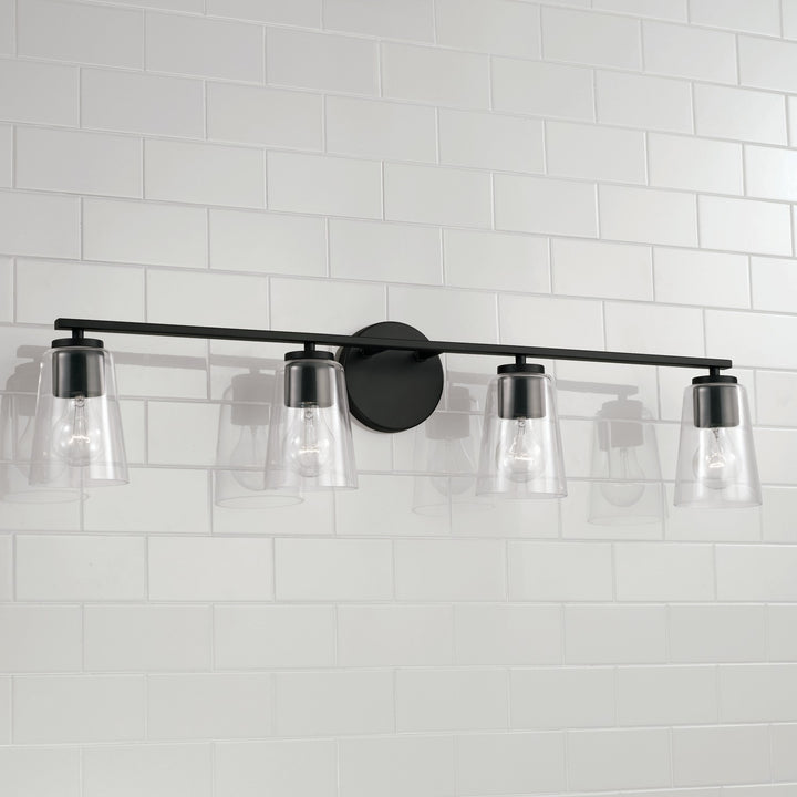 Capital Portman 148641MB-537 Bath Vanity Light 36 in. wide - Matte Black