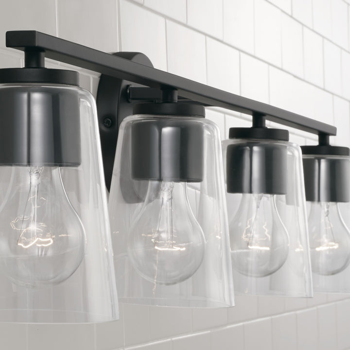 Capital Portman 148641MB-537 Bath Vanity Light 36 in. wide - Matte Black