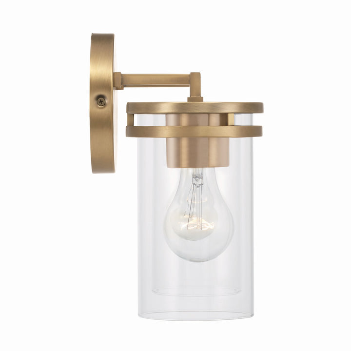 Capital Fuller 148721AD-539 Bath Vanity Light 15 in. wide - Aged Brass
