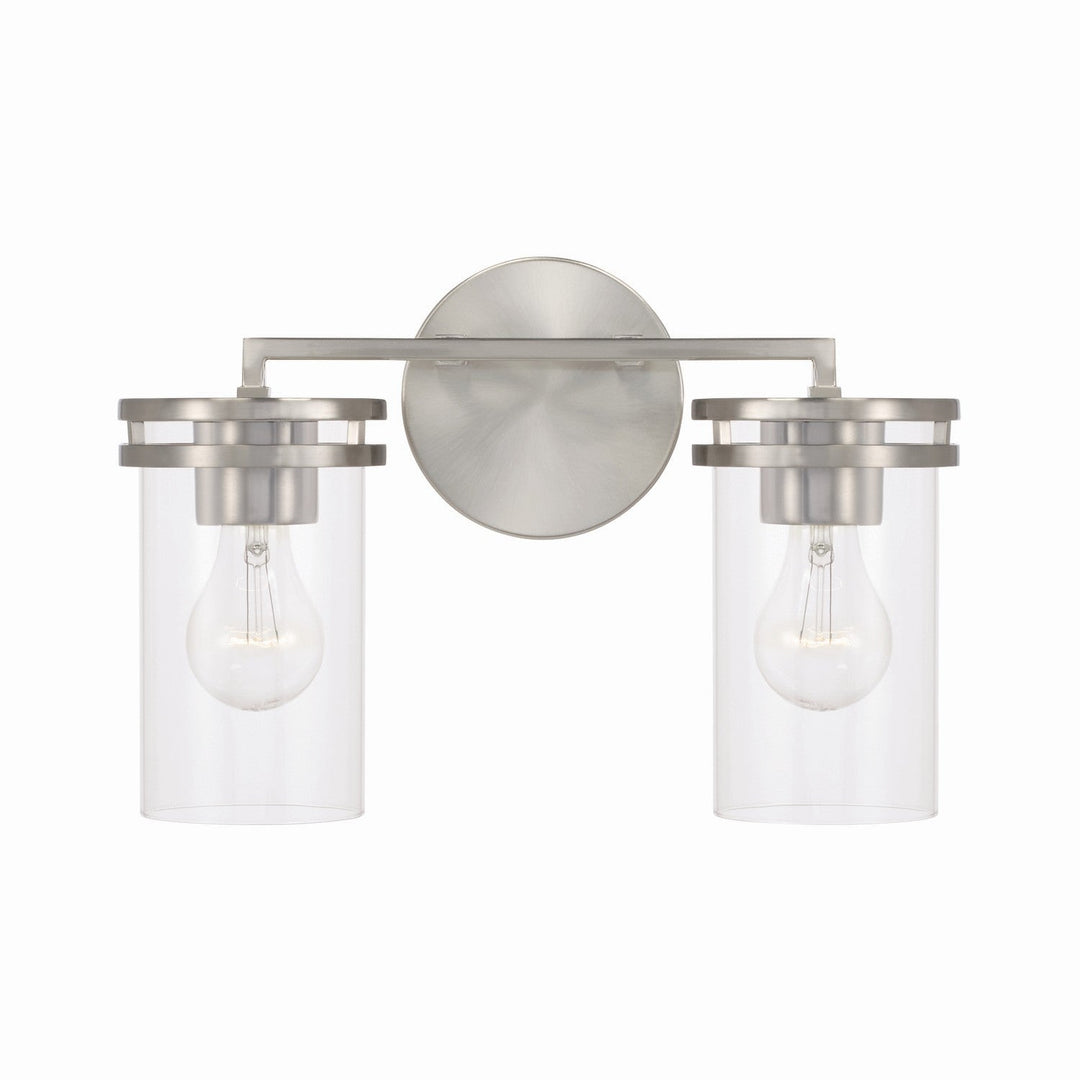 Capital Fuller 148721BN-539 Bath Vanity Light 15 in. wide - Brushed Nickel