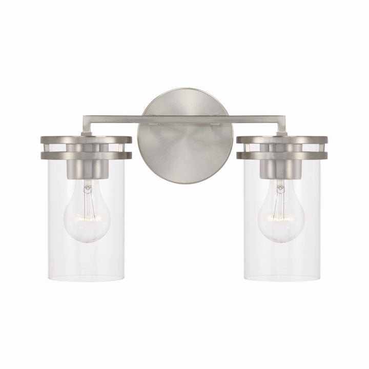 Capital Fuller 148721BN-539 Bath Vanity Light 15 in. wide - Brushed Nickel