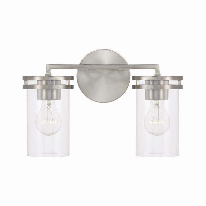 Capital Fuller 148721BN-539 Bath Vanity Light 15 in. wide - Brushed Nickel