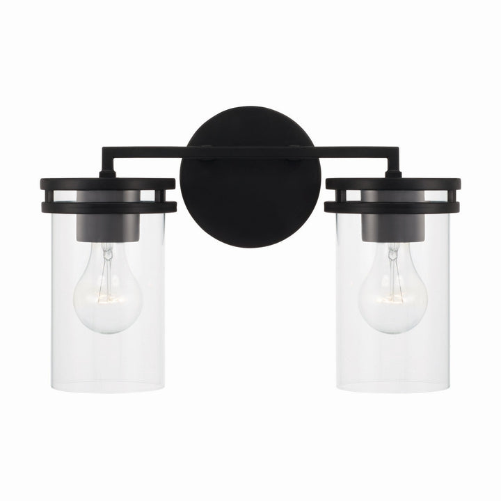 Capital Fuller 148721MB-539 Bath Vanity Light 15 in. wide - Matte Black