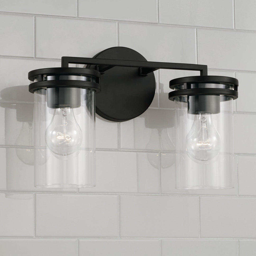 Capital Fuller 148721MB-539 Bath Vanity Light 15 in. wide - Matte Black