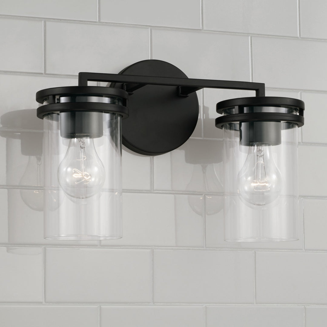 Capital Fuller 148721MB-539 Bath Vanity Light 15 in. wide - Matte Black