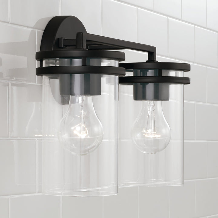 Capital Fuller 148721MB-539 Bath Vanity Light 15 in. wide - Matte Black