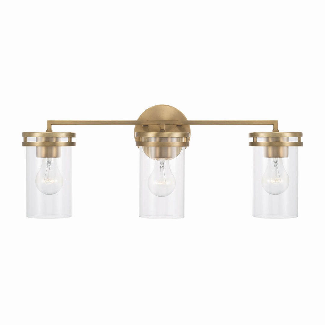 Capital Fuller 148731AD-539 Bath Vanity Light 24 in. wide - Aged Brass