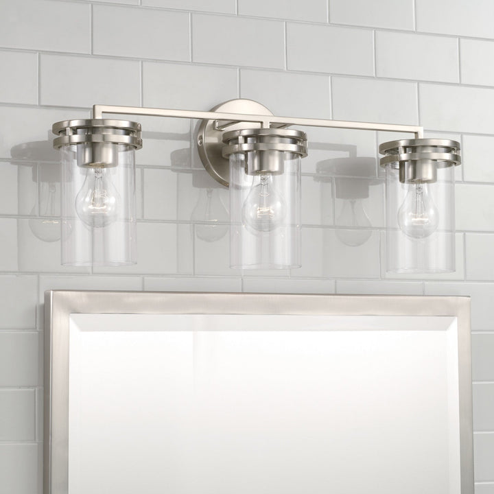 Capital Fuller 148731BN-539 Bath Vanity Light 24 in. wide - Brushed Nickel