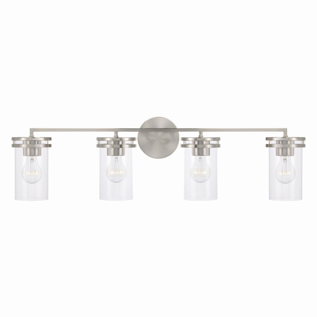 Capital Fuller 148741BN-539 Bath Vanity Light 34 in. wide - Brushed Nickel