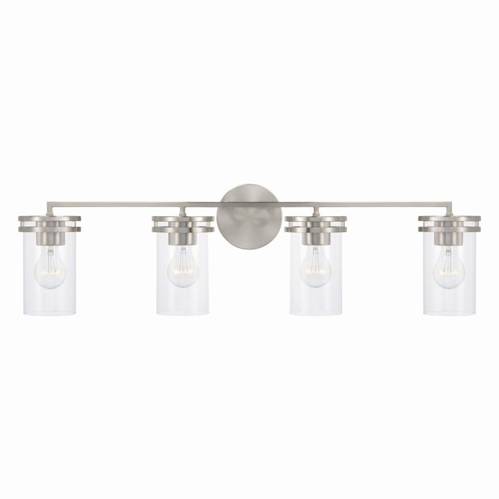 Capital Fuller 148741BN-539 Bath Vanity Light 34 in. wide - Brushed Nickel