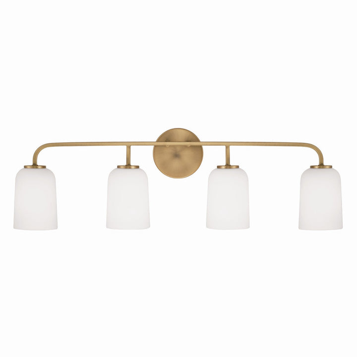 Capital Lawson 148841AD-542 Bath Vanity Light 33 in. wide - Aged Brass