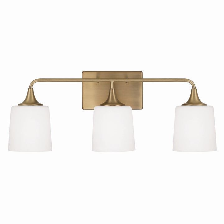 Capital Presley 148931AD-541 Bath Vanity Light 27 in. wide - Aged Brass