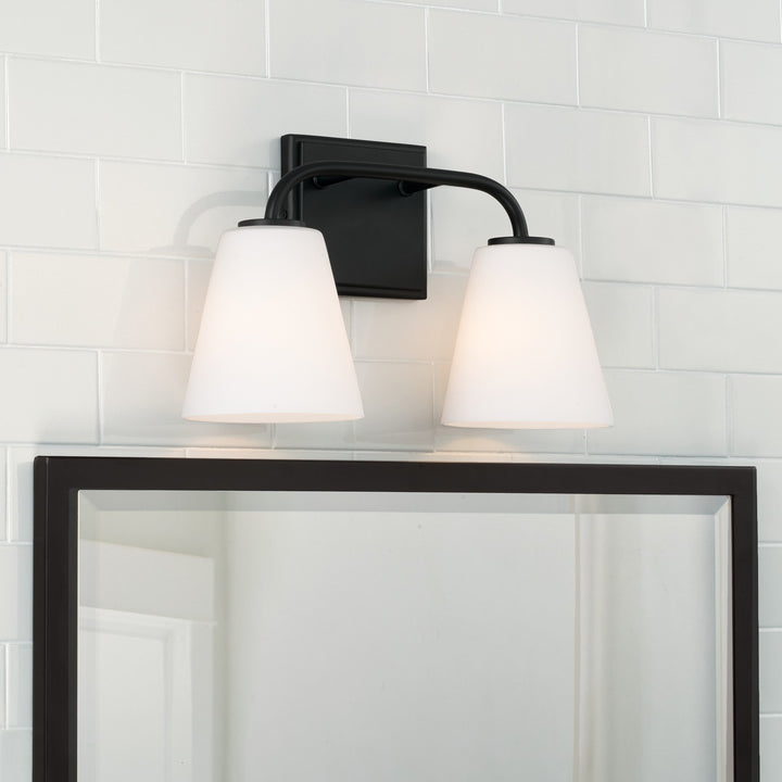 Capital Brody 149421MB-543 Bath Vanity Light 15 in. wide - Matte Black