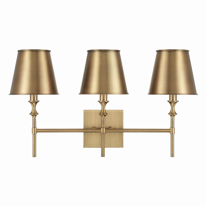 Capital Whitney 149731AD-708 Bath Vanity Light 24 in. wide - Aged Brass