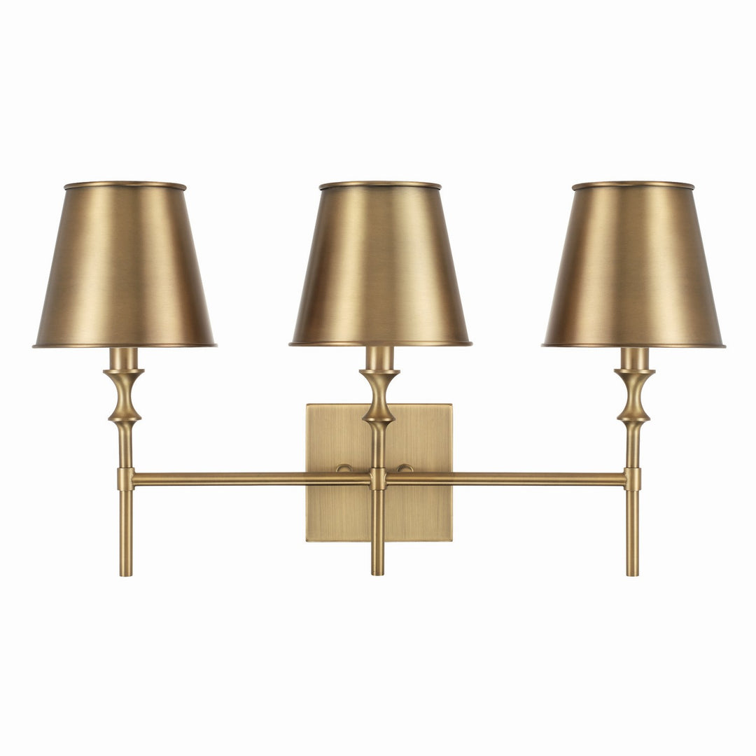 Capital Whitney 149731AD-708 Bath Vanity Light 24 in. wide - Aged Brass