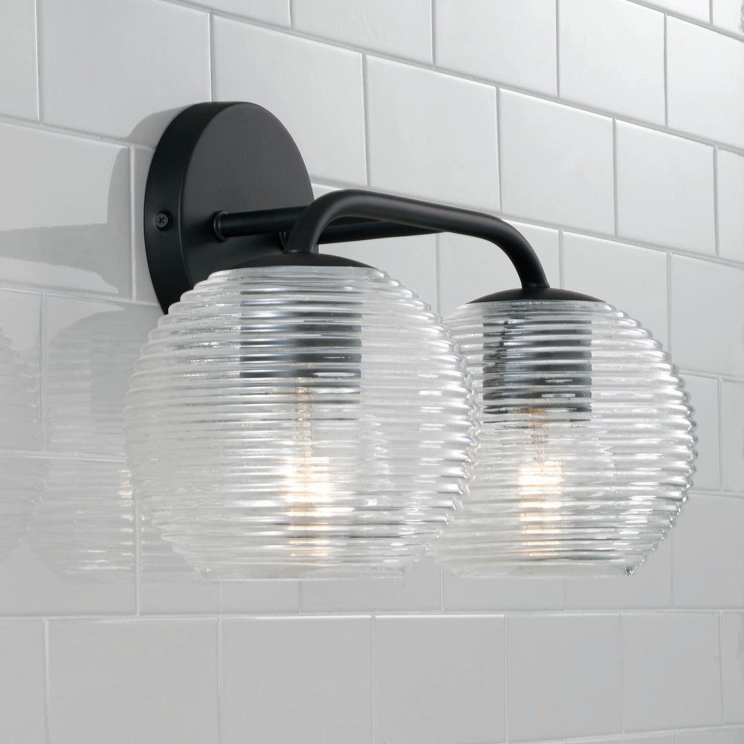 Capital Dolan 149921MB-544 Bath Vanity Light 16 in. wide - Matte Black