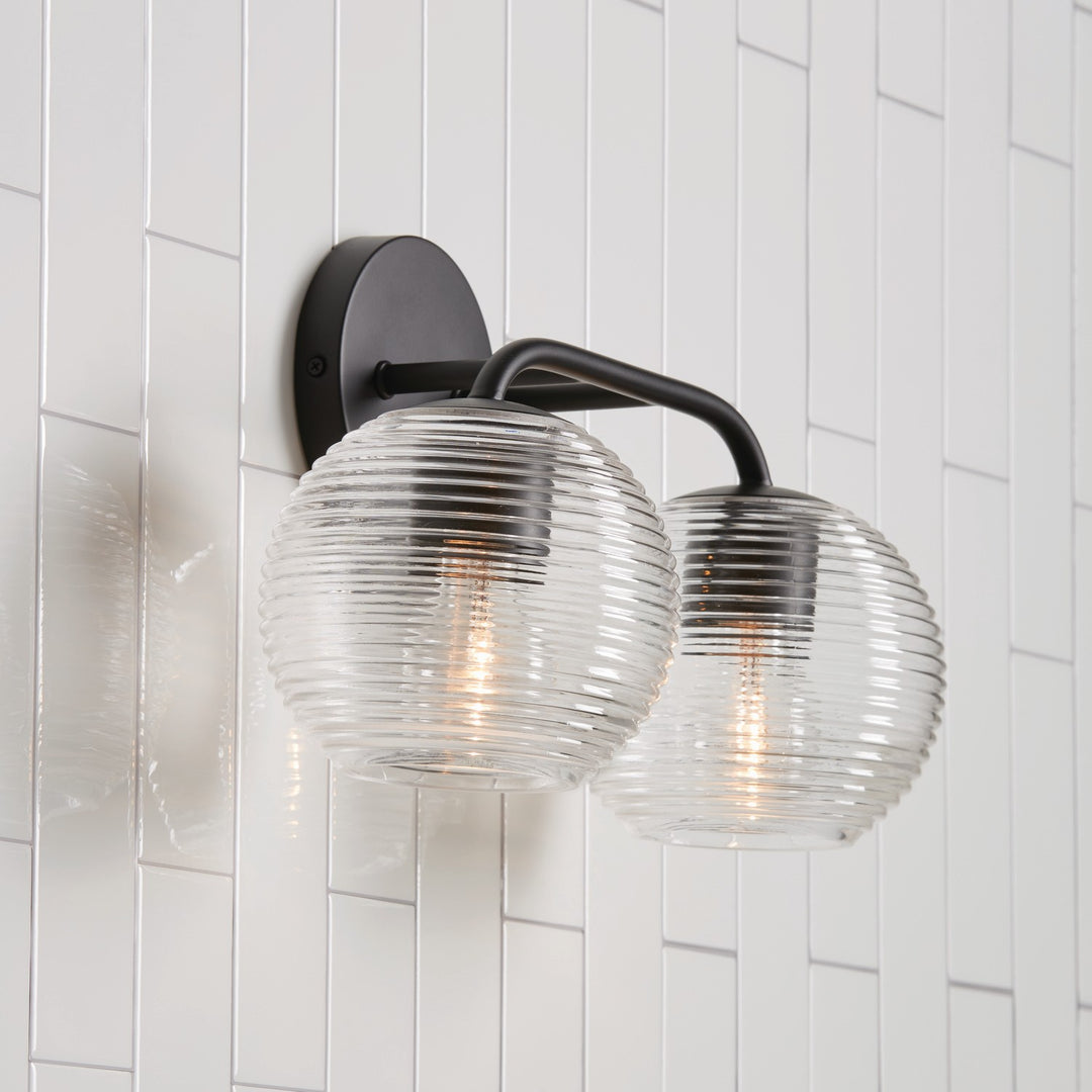 Capital Dolan 149921MB-544 Bath Vanity Light 16 in. wide - Matte Black